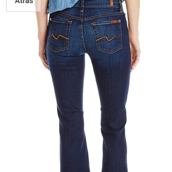 -SOLD--7 for all mankind jeans bootcut   size 26 - Picture 2 of 8